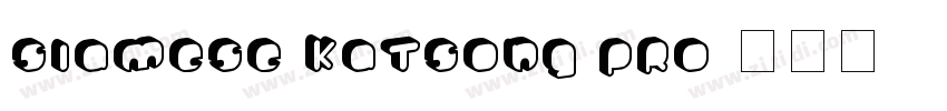 Siamese Katsong Pro字体转换